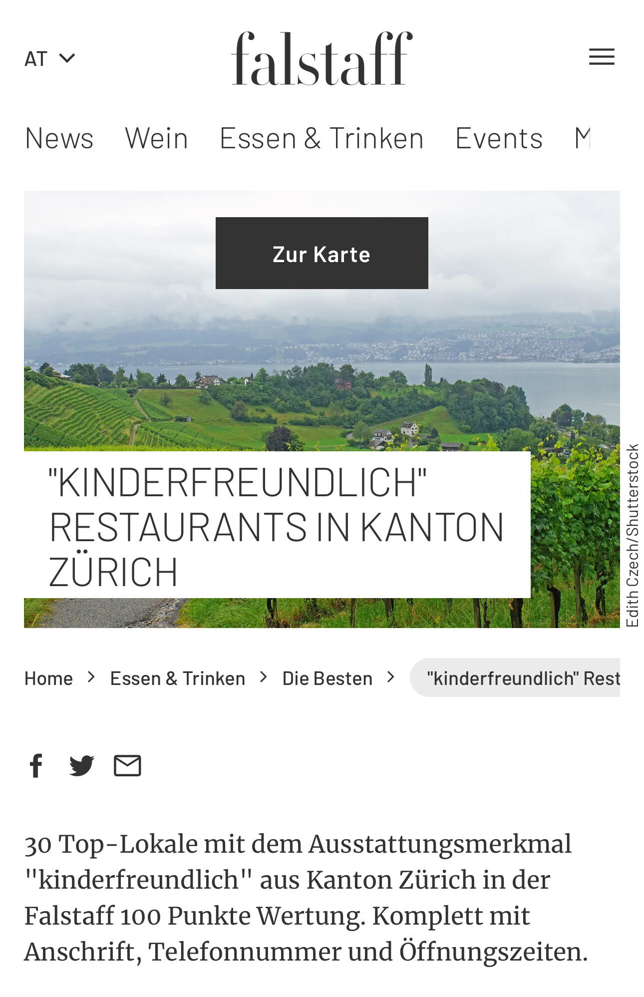 Rössli Illnau in der Liste „Die 30 familienfreundlichsten Restaurants im Kanton Zürich“